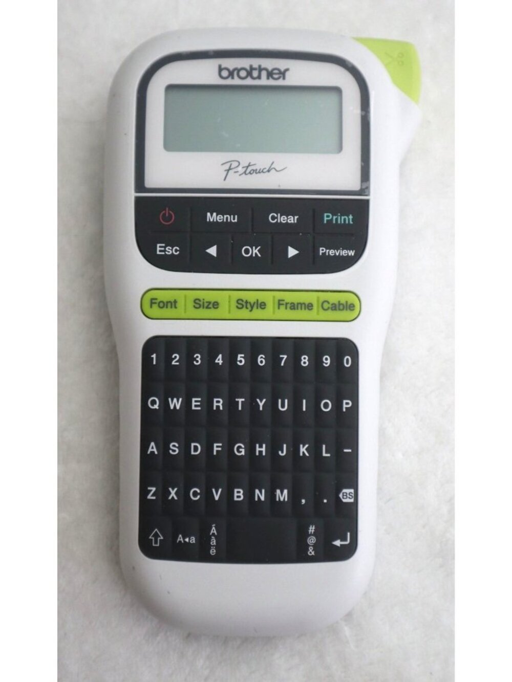Brother P-touch PT-H110 Portable Label Maker QWERTY Keyboard Office Organizer